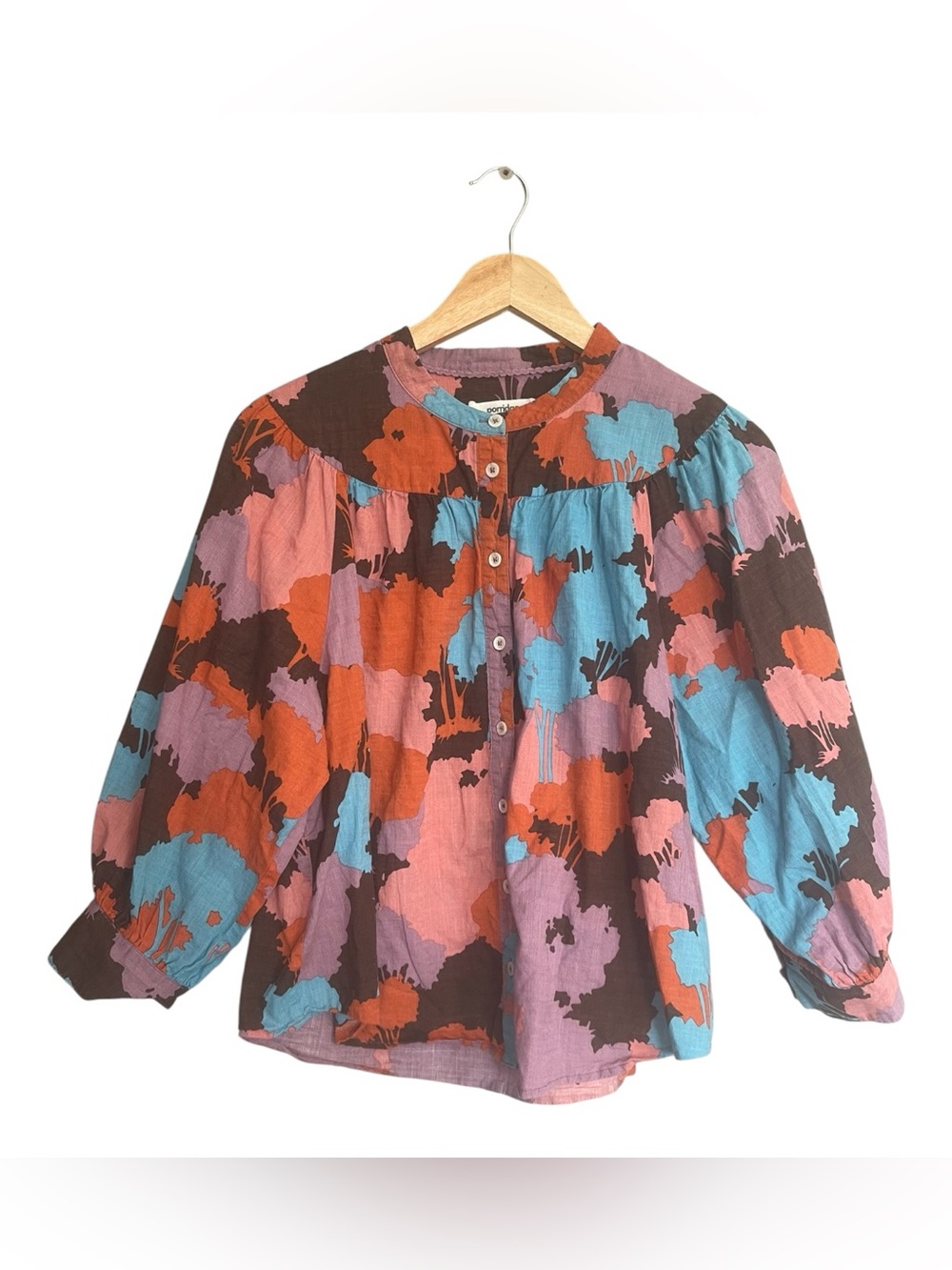 Anthropologie Porridge Abstract Shirt